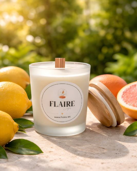 Valencia Oranges | 3 candles